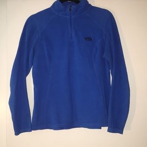 Blue north face sweater